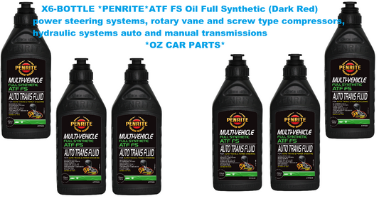 6-L-Automatic Transmission Oil PENRITE ATFFS001 ATF FS Full Synthetic (Dark Red)