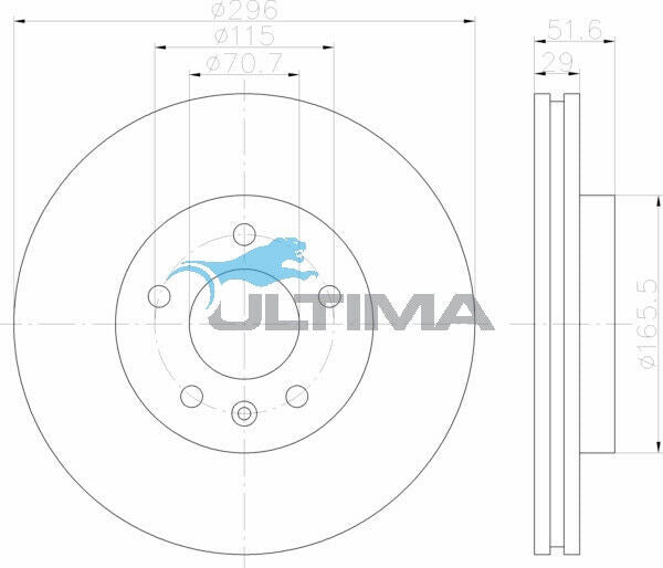 PAIR FRONT Disc Brake ROTOR FOR HOLDEN CAPTIVA-5-7 CG-LS-CX-LX-SX 2007-2017