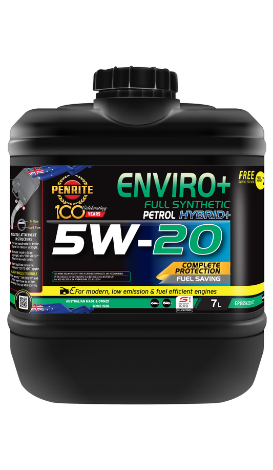 7-Litre - *PENRITE* ENGINE OIL EPLUS5W20007 ENVIRO+ 5W-20 (FULL SYN.)
