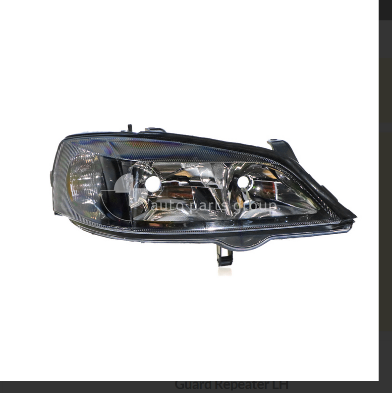 NEW RIGHT BLACK HEADLIGHT LAMP FOR HOLDEN ASTRA 8/1998-10/2006