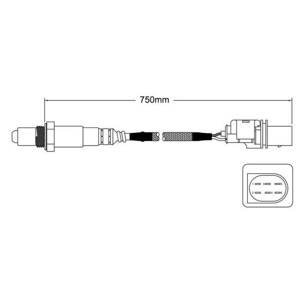 NEW Exhaust O2 Oxygen Sensor FOR Audi A1, A7, and Q3 diesel/turbo variants