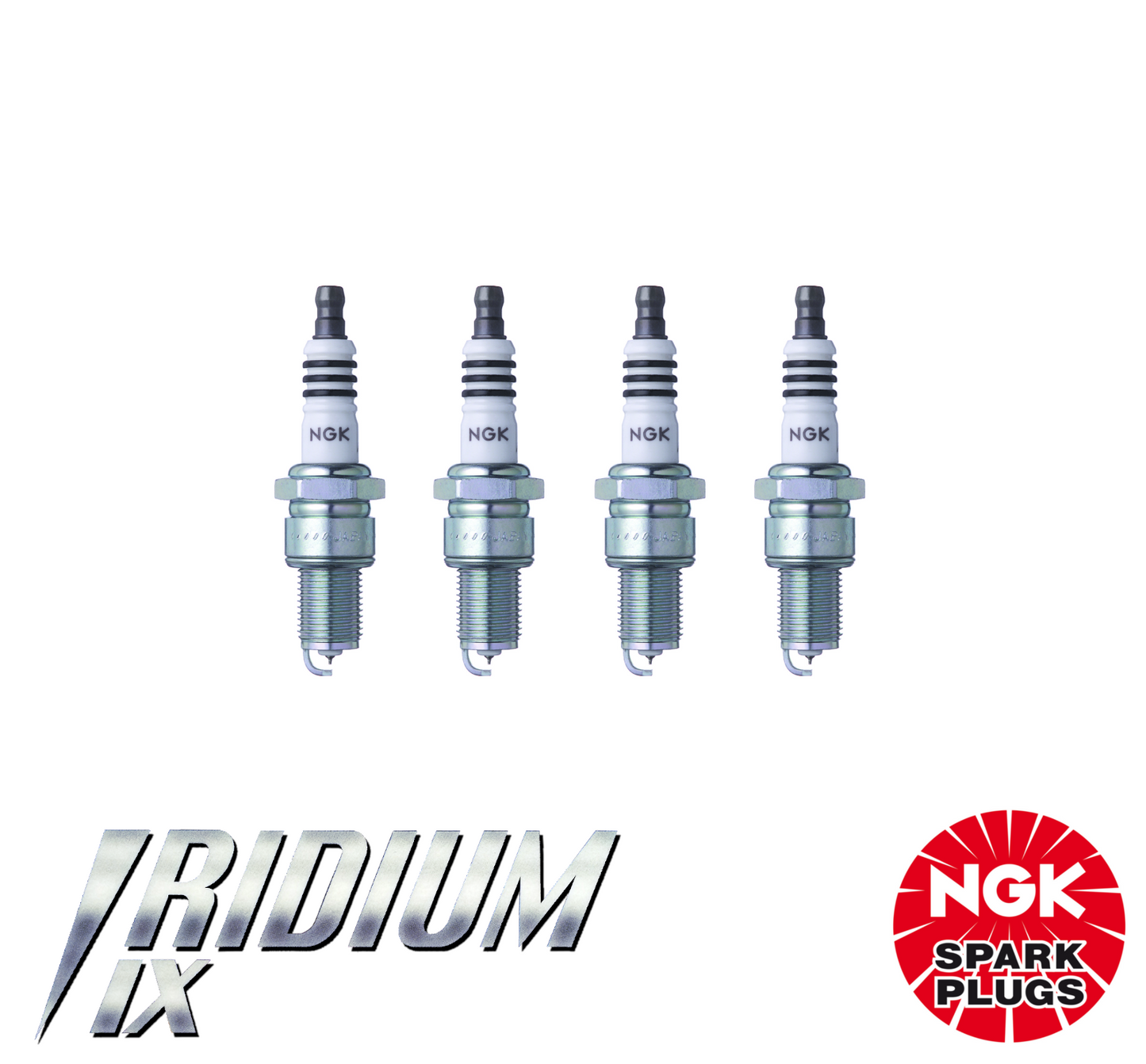 4 x GENUINE IRIDIUM X NGK SPARK PLUG SET FOR Ford Laser KB 1.3L (E3)