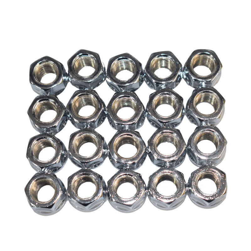 20 x 1/2" CHROME Wheel Nuts 25mm For Ford Falcon AU BA BF XR8 XR8 ALL MODELS