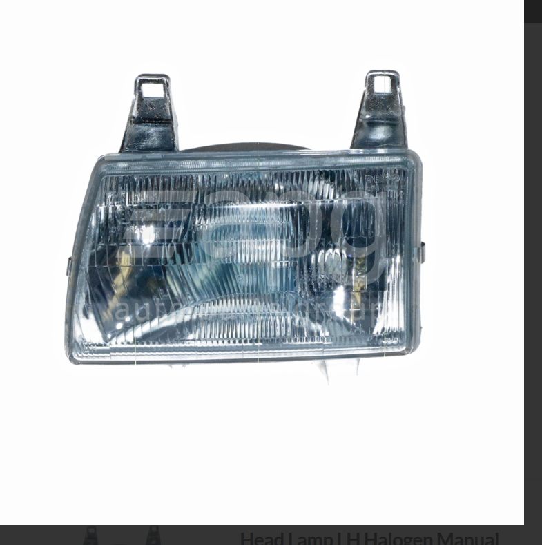 NEW LEFT HEADLIGHT FOR FORD COURIER BD 1/1996-1/1999 HALOGEN MANUAL ADJUST TYPE