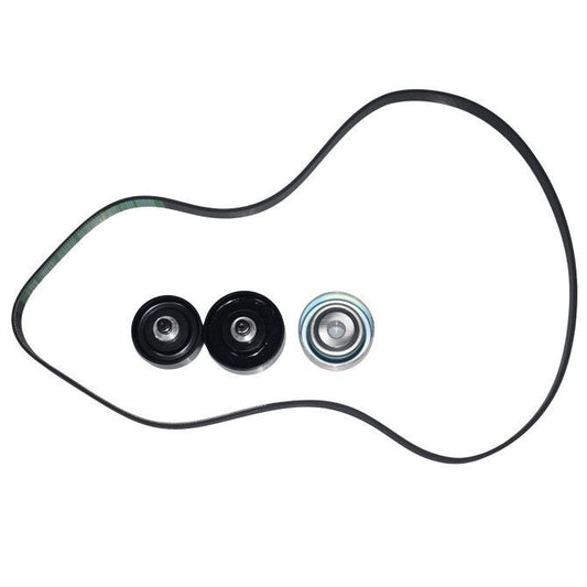 Drive Fan Belt + Idler Pulley Kit For Hilux Diesel 05-15 1KD-FTV KUN16 KUN26