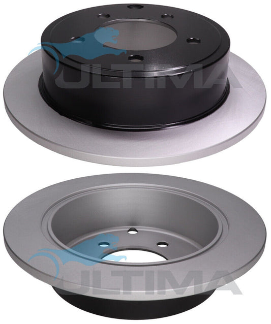 PAIR REAR Disc Brake ROTOR FOR MITSUBISHI OUTLANDER 2006-2012