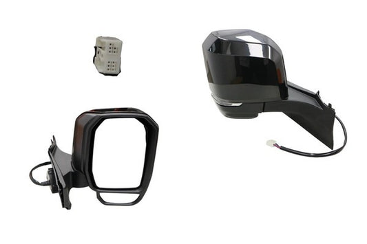 NEW DRIVER SIDE DOOR MIRROR FOR TOYOTA HIACE 02/2019-ON 9-PIN TWIN GLASS