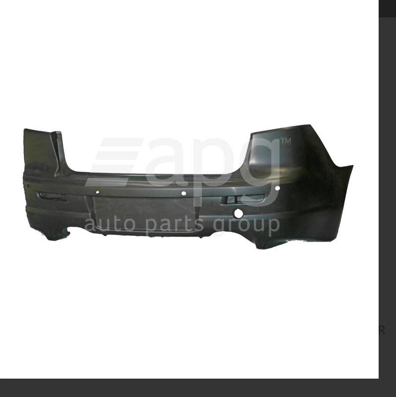 GENUINE REAR BUMPER BAR FOR MITSUBISHI LANCER 9/07-3/14 4DR RALLIART W/SENSOR TY