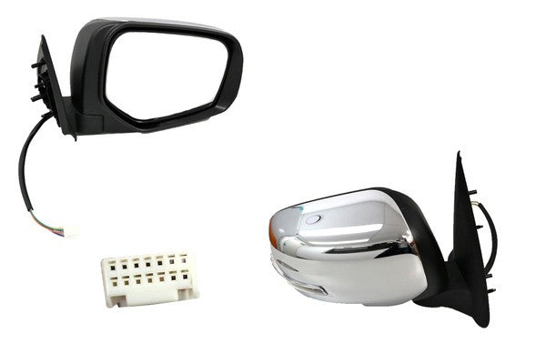 NEW RIGHT SIDE DOOR MIRROR FOR MITSUBISHI TRITON MQ 01/2015-10/2018 7-PIN CHROME
