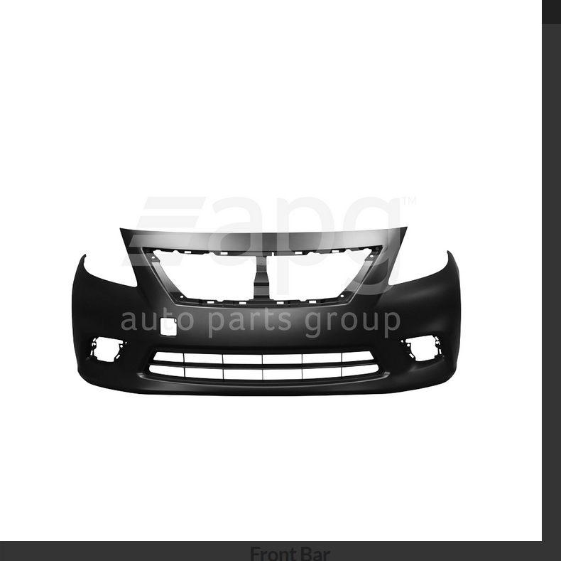 NEW FRONT BUMPER BAR FOR NISSAN ALMERA Sedan 6/2012-7/2014