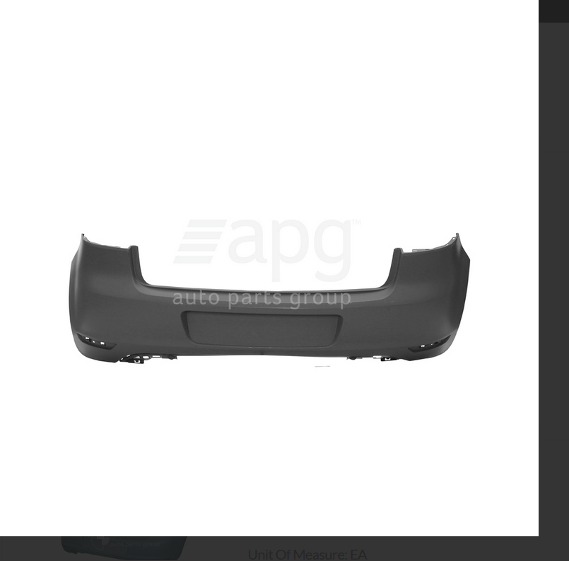 GENUINE REAR BAR COVER BUMPER FOR VW VOLKSWAGEN GOLF A6 MK6 2009-2011 HATCH