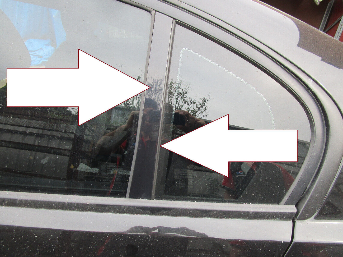 GENUINE PASSENGER REAR Pillar DOOR Mould FOR HOLDEN COMMODORE VE VF SV6 SEDAN