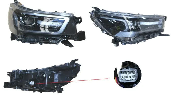 NEW RIGHT HEADLIGHT FOR TOYOTA HILUX WORKMATE,SR,SR HI-RIDER 4WD 05/2020-ON LED