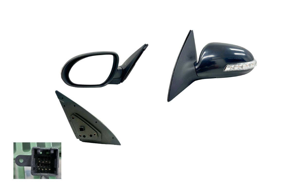 NEW LEFT SIDE DOOR MIRROR FOR HYUNDAI I30 FD 09/07-04/12 HEATED+LIGHT+FOLDING