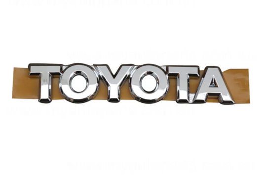 GENUINE BOOT LID BADGE EMBLEM FOR TOYOTA ECHO NCP12R 3/99-12/05 4DR "TOYOTA"