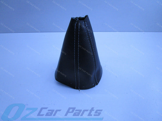 SILVER STITCH GEAR SHIFT LEATHER BOOT FOR AUTO HOLDEN COMMODORE VY VZ WK WL