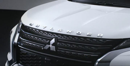 New Genuine Bonnet CHROME Badge Decal FOR Mitsubishi Outlander ZM 2022 -ON