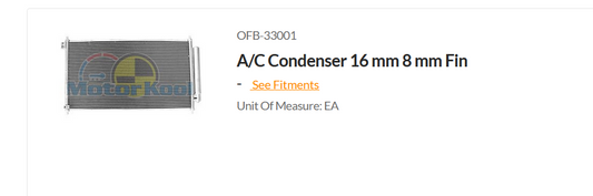 NEW AC CONDENSER FOR Honda Civic FB fits 1.5L Lea2 4Cyl Petrol/Elec 2/2012-2/16