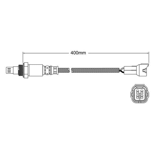 NEW Exhaust O2 Oxygen Sensor FOR Suzuki Grand Vitara:JB416 (1.6L M16A DOHC VVT,