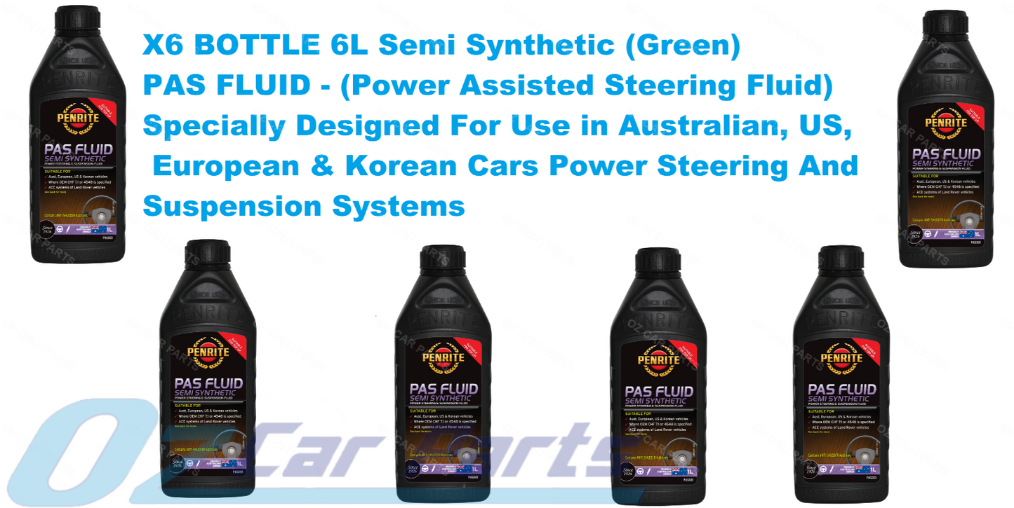 X6 BOTTLE 6L PAS FLUID - (Power Assisted Steering Fluid)