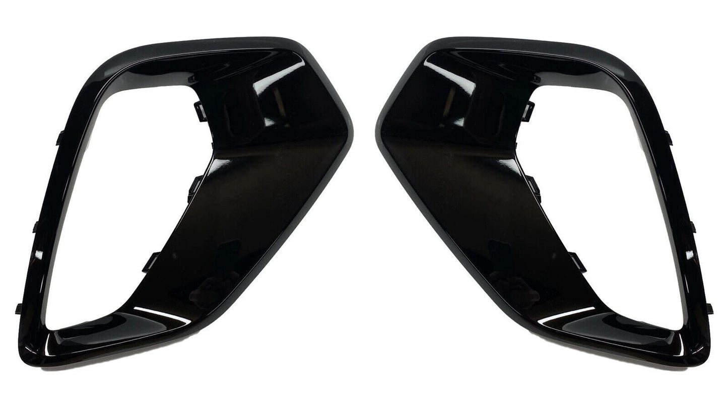 NEW GENUINE FRONT Black Bezel Insert Surround SET FOR HOLDEN COMMODORE ZB