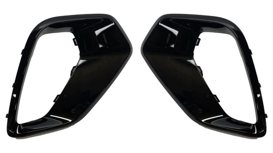 NEW GENUINE FRONT Black Bezel Insert Surround SET FOR HOLDEN COMMODORE ZB