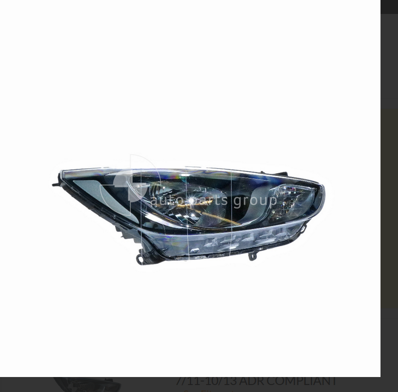 GENUINE RIGHT HEADLIGHT LAMP FOR Hyundai Accent 7/2011-10/2013 Premium