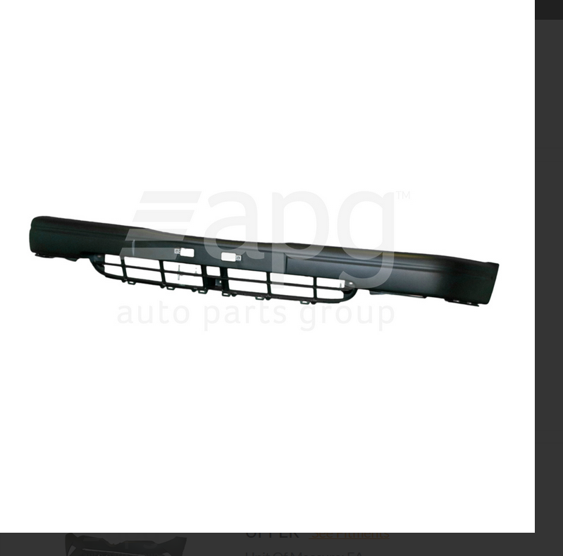 GENUINE FRONT BUMPER BAR UPPER FOR TOYOTA COROLLA AE112R 8/1998-10/1999