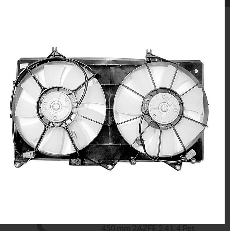 NEW RADIATOR ENGINE FAN FOR TOYOTA CAMRY ACV-MCV36R 8/2002-6/2006 2.4L 2AZ
