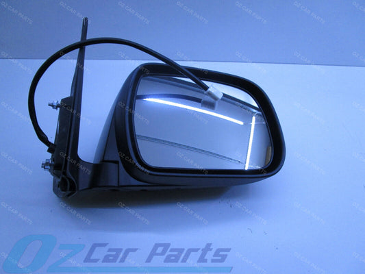 BLACK DOOR MIRROR DRIVER SIDE RIGHT FOR TOYOTA HILUX WORKMATE 2010-2015 NEW