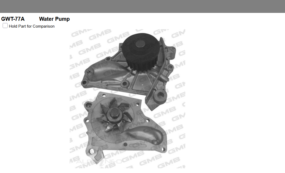 GENUINE GMB WATER PUMP+GASKET+Silicone FOR Toyota Celica 2.0L ST162