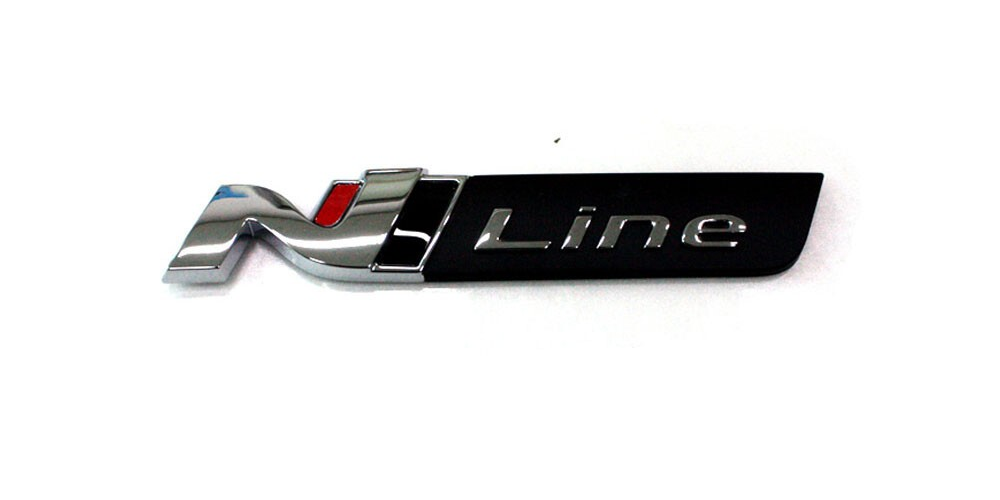 Genuine LEFT FRONT GUARD BADGE EMBLEM FOR FORD HYUNDAI i30 N-LINE 8/2020-12/2023