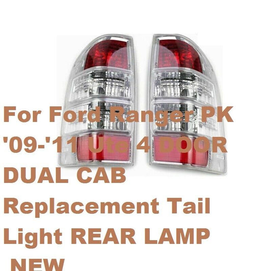 TAIL LIGHTS FOR FORD RANGER DUAL CAB PK 09-11 REAR LAMPS PAIR LEFT RIGHT X2 NEW