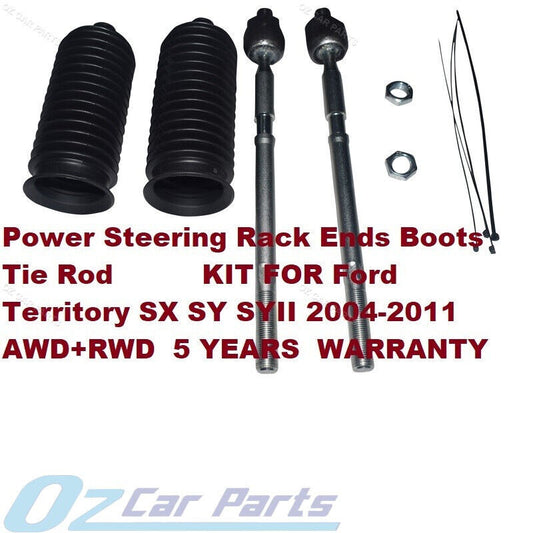 Power Steering Rack Ends Boots TIE ROD KIT/SET FOR Ford Territory SX SY NEW PAIR