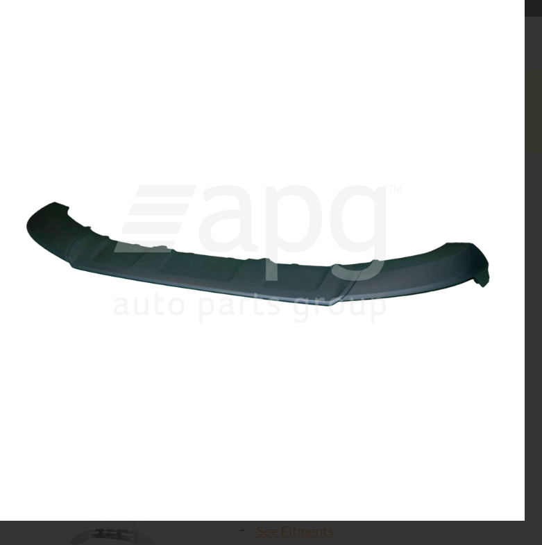 GENUINE FRONT BUMPER BAR MOULD APRON FOR Audi Q3 8U 6/2015-8/2015 WAGON