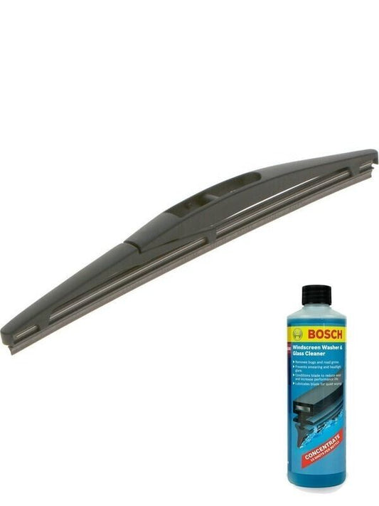 Bosch Rear Wiper Blade 250mm + Windshield Washer Fluid Fits Honda HR-V, Mazda, M