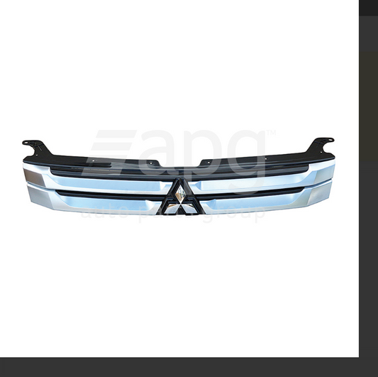 GENUINE FRONT GRILLE FOR MITSUBISHI OUTLANDER 1/2014-1/2015 WAGON CHROME-BLACK