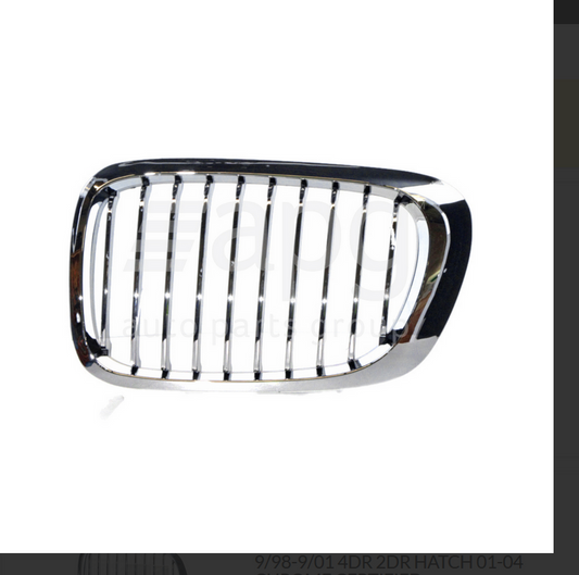 NEW FRONT LEFT CHROME GRILLE FOR BMW E46 6/1999-3/2003 2-DOOR-COUPE