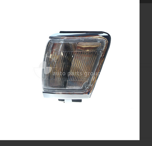 NEW LEFT FRONT PARK BLINKER LIGHT CHROME FOR TOYOTA 4 RUNNER SURF 10/1989-9/1991