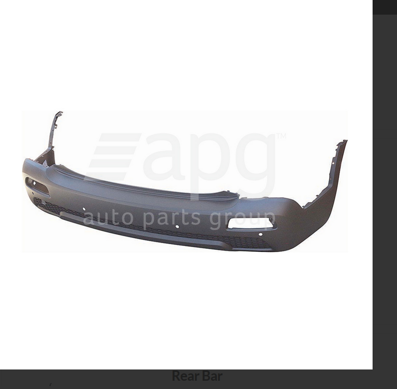 GENUINE REAR BUMPER BAR FOR KIA SORENTO 7/2009-9/2012 SENSOR HOLE TYPE