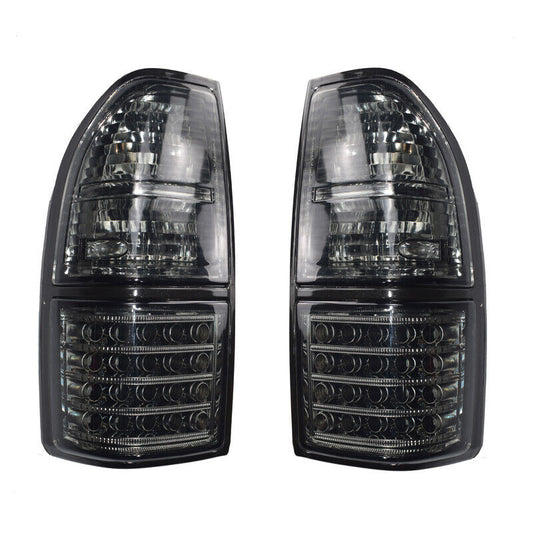 Pair Smoked LED TailLight Fit For Toyota LandCruiser Prado J90 J95 1995-2003