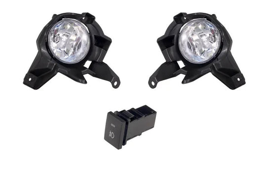 NEW FRONT FOGLIGHT KIT FOR TOYOTA RAV4 12/2012-11/2015 FULL SET WITH WIRE