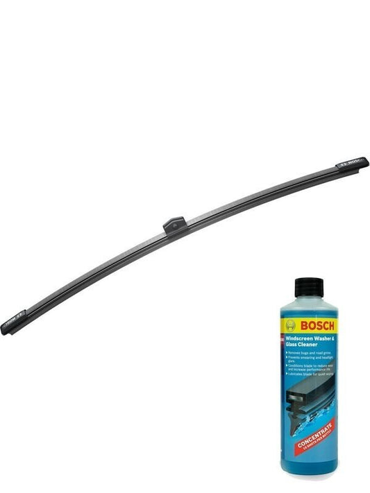 Bosch Rear Wiper Blade 330mm + Windshield Washer Fluid Fits Volkswagen Touareg,