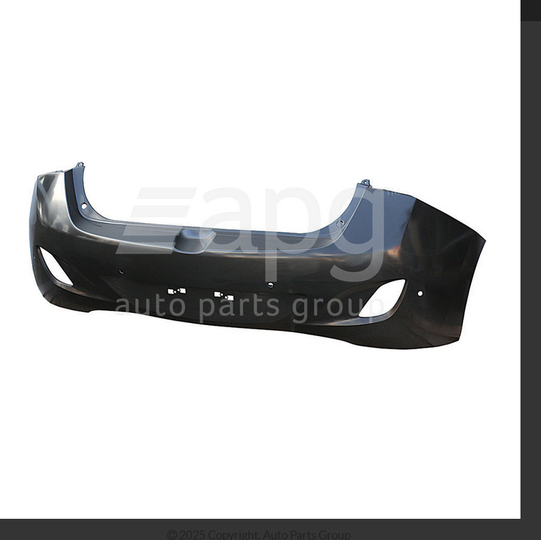 Genuine REAR BAR BUMPER FOR Hyundai i30 GD GD II 5/2012-4/2017 SENSOR TYPE HATCH