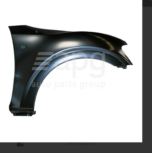 GENUINE RIGHT FRONT GUARD FOR MITSUBISHI PAJERO 5/00-10/02 NM/NP FLARE HOLE TYPE