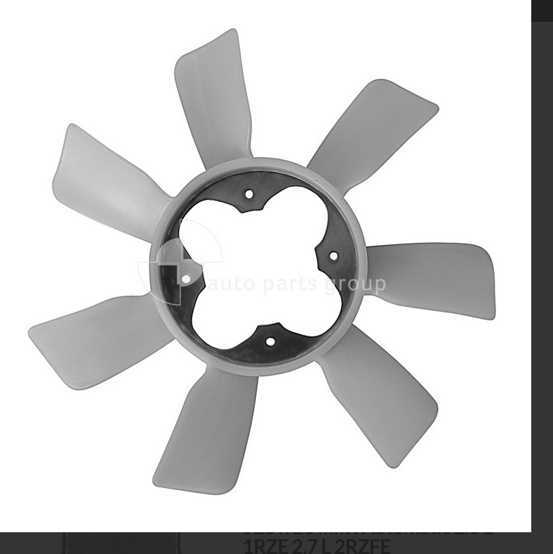 NEW RADIATOR FAN BLADE FOR TOYOTA HILUX LN147-R 10/1997-2/2005 2.0L 2.7L 3RZ-FE