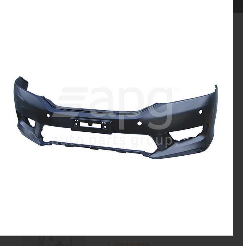 GENUINE FRONT BUMPER BAR FOR HONDA ACCORD 6/2013-5/2016 SENSOR HOLE TYPE