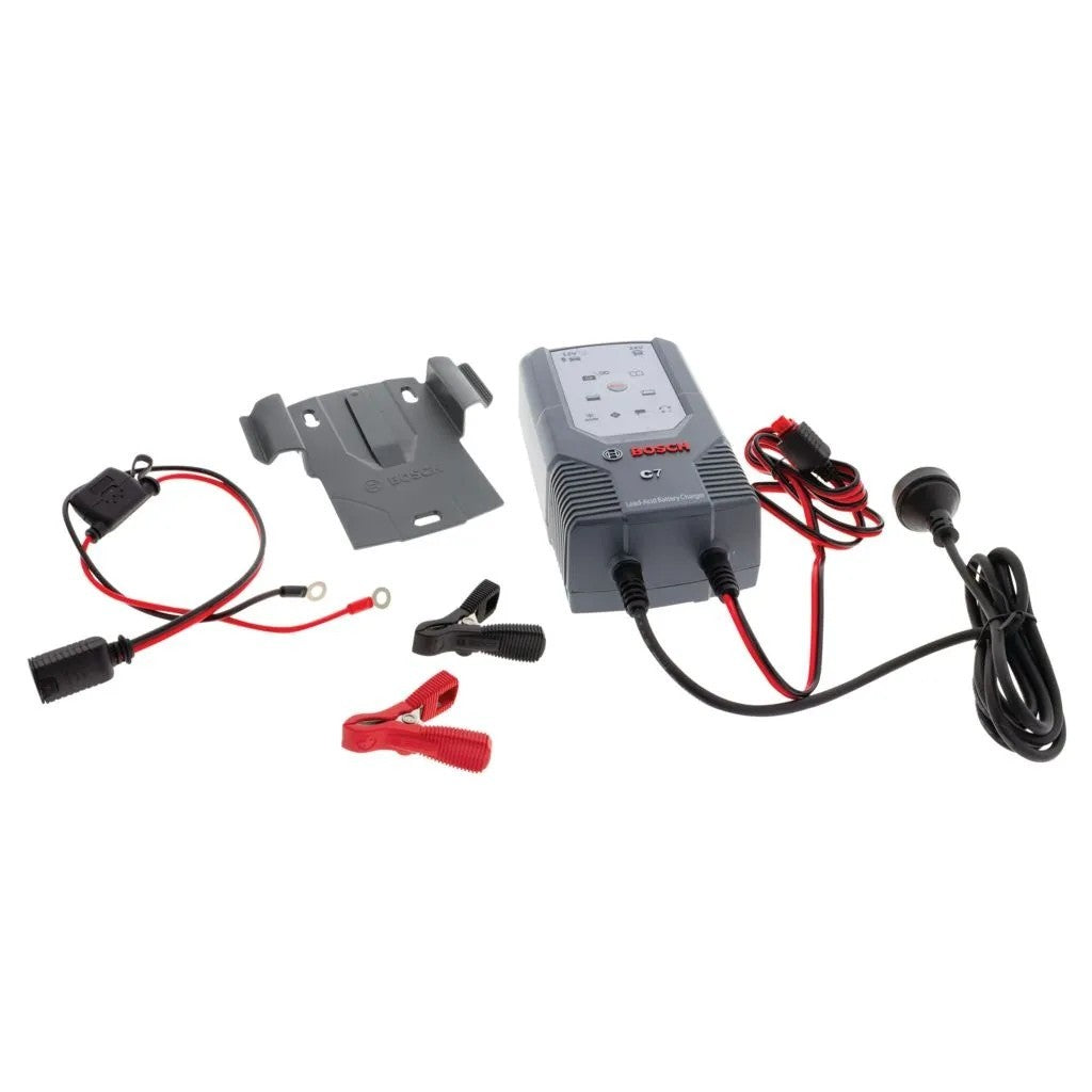 NEW BATTERY CHARGER NEW GENNUINE BOSCH C7 BATTERY CHARGER 7amps 12-24v