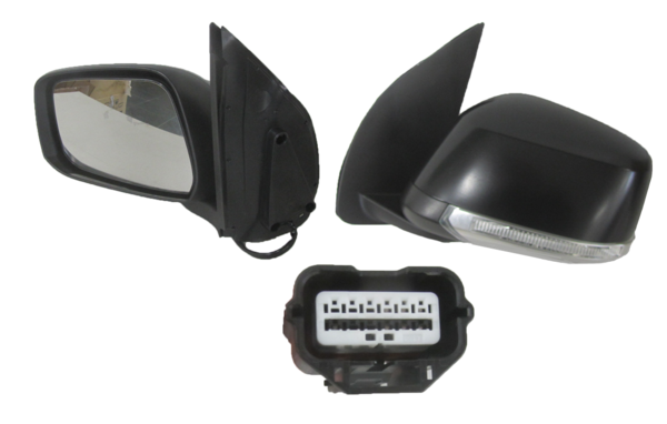 NEW PASSENGER SIDE DOOR MIRROR FOR NISSAN PATHFINDER R51 07/2005-09/2013 BLACK