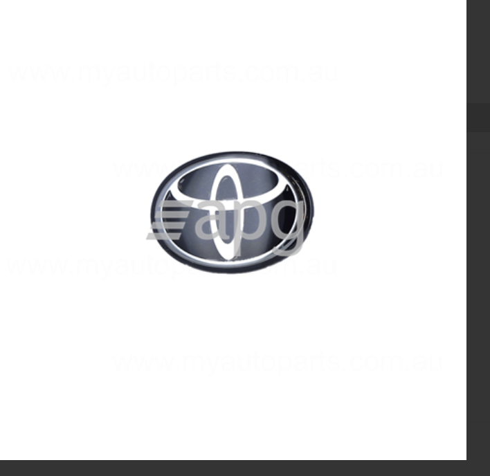 Genuine FRONT GRILLE BADGE EMBLEM FOR Toyota SUBRA HATCH  GR 3/2019-ON